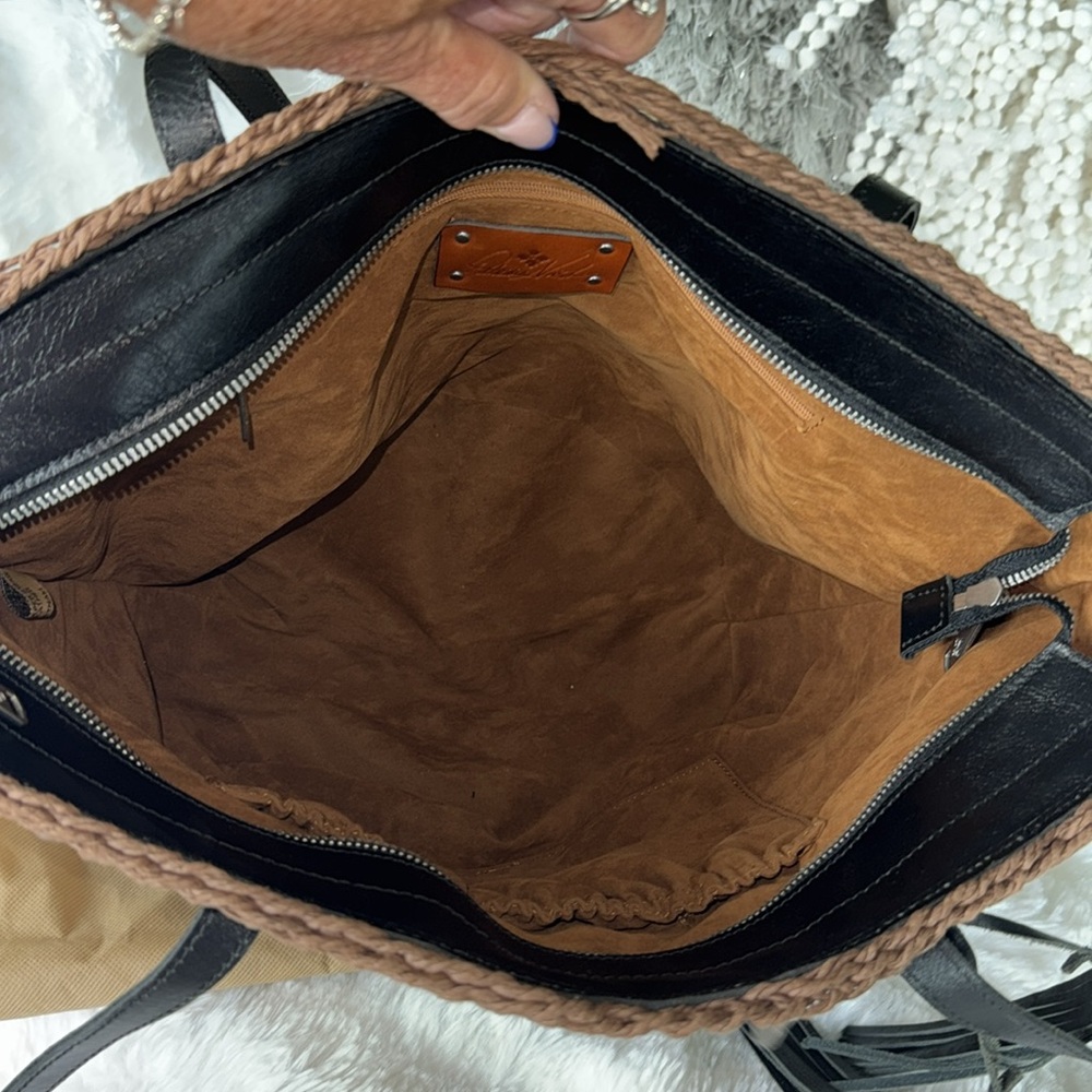 Patricia Nash specialty woven Sellia tote - Picture 5 of 7